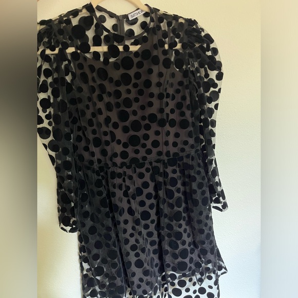 ❣️SOLD ON THREADUP* NWOT Batsheva Polka dot dress - Picture 3 of 4